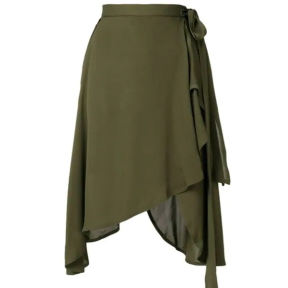 J.W. Anderson Silk Wrap Skirt - Picture 2 of 13